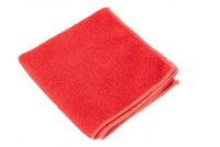 Салфетка из микрофибры "ТТ" 30х30см 200гр красная, 1шт