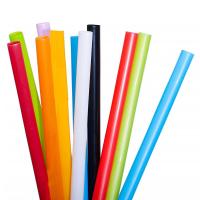 Трубочки коктейльные 8х240мм цветные прямые "MILK" 250шт (Фарт)