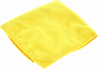 Салфетка из микрофибры "ТТ" 30х30см 200гр желтая, 1шт