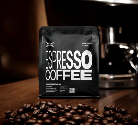 Кофе натуральный в зернах "Эфиопия Иргачефф", Tasty Coffee, моносорт эспрессо, 250 гр 
