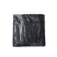 Трубочки коктейльные 8х240 черные с изгибом 250шт