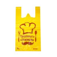 Пакет майка (28х50см) "Приятного аппетита" 5гр.
