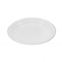 Тарелка Д-205 Без секционная Стандарт Пластик белая