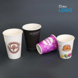 Бумажные стаканы с логотипом