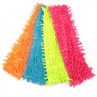 Насадка на плоскую швабру микрофибра Шенил 40смх10см цветная