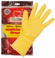 Перчатки латексные хозяйственные "ТТ" Premium размер М 1пара