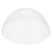 Крышка ПЭТ купольная с отверстием Д-95 (Стирол)