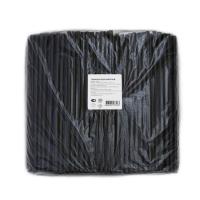 Трубочки коктейльные 8х240мм черные без изгиба 250шт 