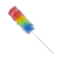 Опахало (пипидастр) для сухой уборки и сбора пыли с выдвижной ручкой