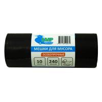 Мешки для мусора 240л 10шт SMP Особо прочные 60мкм (120х95см) ПВД