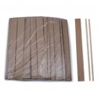 Палочки для еды круглые в инд. бумажной крафт упаковке Stone 22см 100пар