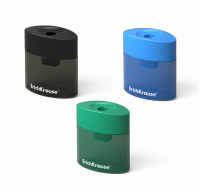 Точилка пластиковая 1 отверстие 45х50мм с контейнером в ассортименте 