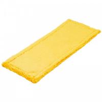 Моп плоский 40х13см микрофибра ухо+карман желтый (MF2086)