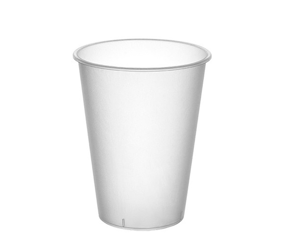 Стакан для напитков BUBBLE матовый прозрачный 360мл (Смарт)