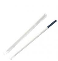 Трубочки коктейльные В БУМАГЕ 8х240 черные без изгиба 250шт 