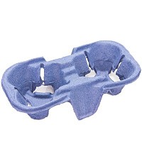 Держатель для 2-х стаканов ECO CUPHOLDER 2 ECONOM Синий 