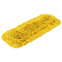 Моп плоский 40х13см хлопок ухо+карман желтый (CN3068)