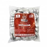 Свеча чайная  белая "ТТ" в гильзе Эконом 