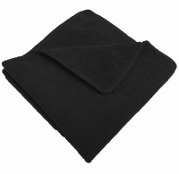 Салфетка из микрофибры "ТТ" 30х30см 200гр черная, 1шт