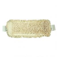 Моп плоский 40х13см хлопок ухо+карман белый (CN3037)