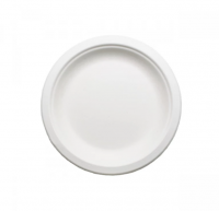 Тарелка 180мм Белая БИО Целлюлозное волокно 