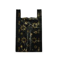 Пакет майка (35х60см) "Звезда", 7гр., цвет в ассортименте 