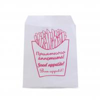 Пакет бумажный 170х120мм для фри жиростойкий 