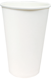 Стакан бумажный 400мл д/гор Белый  (ГудКап)