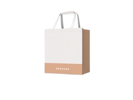 Сумка универсальная, Бело-персиковая (280х250х150 мм)