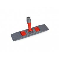 Держатель мопов 40х11см пластик серый красная рукоятка (NP191-R)