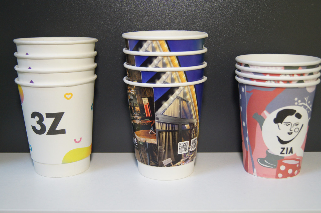 бумажные стаканы с нанесением