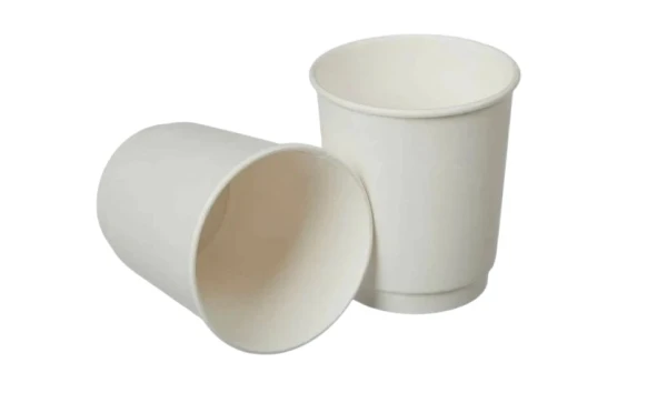 Стакан бумажный 250мл Белый двухслойный, ЭкоПак