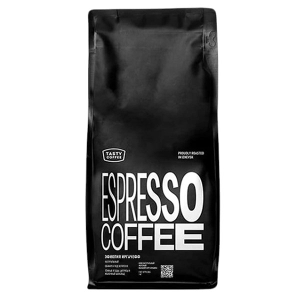 Кофе натуральный в зернах "Эфиопия Иргачефф", Tasty Coffee, моносорт эспрессо, 1000 гр 