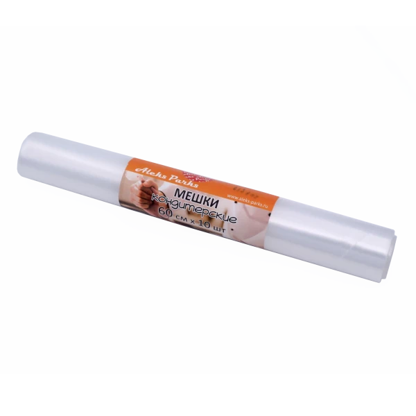 Мешок кондитерский Aleks Parks 60см в рулоне прозрачный 90мкр 10шт 