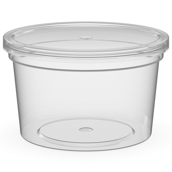 Банка 500мл прозрачная с крышкой (Д-П) 