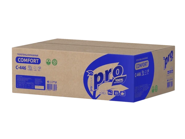 Полотенца бумажные листовые Z-сложения 1сл 200л (240х225) PROtissue (C446)