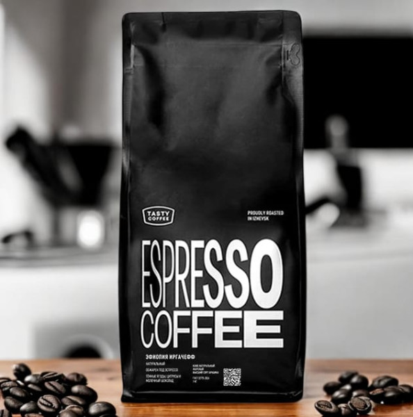 Кофе натуральный в зернах "Эфиопия Иргачефф", Tasty Coffee, моносорт эспрессо, 1000 гр 