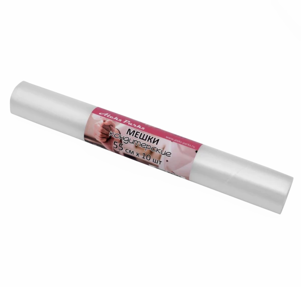 Мешок кондитерский Aleks Parks 55 см в рулоне прозрачный 90мкр 10шт 